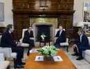 El presidente Macri recibió al director ejecutivo del banco Credite Agricole