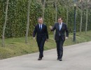 El presidente Macri junto a su par español, Mariano Rajoy