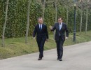 El presidente Macri junto a su par español, Mariano Rajoy
