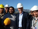 Macri recorrió las obras en el aeropuerto de San Martín de los Andes