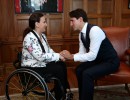 Michetti con el Primer Ministro Justin Trudeau