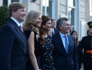 El Presidente y la Primera Dama agasajaron a los reyes Guillermo y Máxima