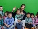 Juliana Awada visitó un Espacio de Primera Infancia en Chubut
