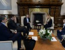 El Presidente recibió a Lilian Tintori, la esposa de Leopoldo López