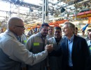 El Presidente encabezó la reinauguración de la planta de PSA-Peugeot en El Palomar