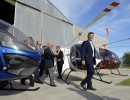 Mauricio Macri visitó la fábrica de helicópteros Cicaré