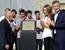 Mauricio Macri visitó la fábrica de helicópteros Cicaré