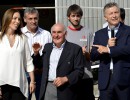 Mauricio Macri visitó la fábrica de helicópteros Cicaré