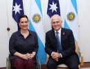 Michetti con el Primer Ministro Australiano