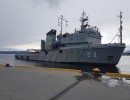 El buque Islas Malvinas también brinda asistencia en Comodoro Rivadavia