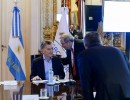 El presidente Mauricio Macri encabezó una reunión de Gabinete