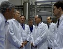 El Presidente recorrió un laboratorio productor de sueros en el Parque Industrial de Pilar