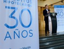 El Presidente presentó nuevos créditos hipotecarios a 30 años