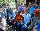 El Presidente acompañó a familias afectadas por las inundaciones en Tucumán