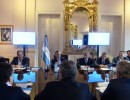 El presidente Macri encabezó una reunión de gabinete en la Casa Rosada