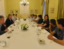 Macri se reunió con jóvenes que participan de un programa de inclusión social