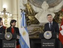 Macri: Nos alegra que la Argentina nuevamente esté desempeñando un papel en el mundo 