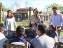 La ministra de Desarrollo Social visitó un taller de empleo para jóvenes