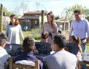La ministra de Desarrollo Social visitó un taller de empleo para jóvenes