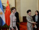 Juliana Awada se reunió con la primera dama de China, Peng Liyuan