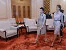 Juliana Awada se reunió con la primera dama de China, Peng Liyuan