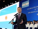 El Presidente y la Primera Dama, en el acto por el 45 aniversario de las relaciones entre la Argentina y China