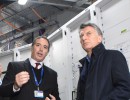 El Presidente recorrió un centro científico que la Agencia Espacial Europea tiene en Mendoza