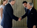 El Presidente y la Primera Dama Awada fueron recibidos por el Emperador Akihito y su esposa