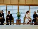 El Presidente y la Primera Dama Awada fueron recibidos por el Emperador Akihito y su esposa