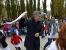 Macri visitó un pueblo que accedió por primera vez a Internet