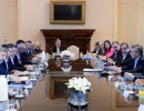 El Presidente encabezó una reunión de Gabinete