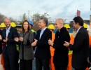 El Presidente inauguró una obra vial en el Puente La Noria