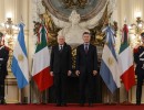 Mauricio Macri recibió al presidente de Italia