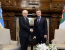 Mauricio Macri recibió al presidente de Italia