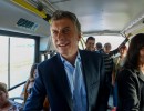 El Presidente encabezó la inauguración del Metrobus de Santa Fe