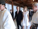 La Primera Dama y el Presidente visitaron el Santuario Meiji