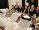 El Presidente se reunió con funcionarios y empresarios de Emiratos Árabes Unidos