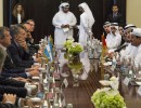 El Presidente se reunió con funcionarios y empresarios de Emiratos Árabes Unidos