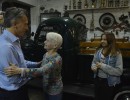 El Presidente visitó a una vecina de la localidad bonaerense de Villa Ballester