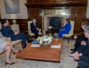 Macri recibió a la Presidenta del estado alemán de Renania-Palatinado