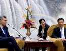 Macri: Serán muy bienvenidas las empresas chinas que quieran participar de licitaciones