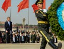 Mauricio Macri fue recibido por Xi Jinping en el Gran Palacio del Pueblo