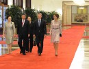 Mauricio Macri fue recibido por Xi Jinping en el Gran Palacio del Pueblo