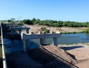 Avanzan las obras en el nuevo puente sobre el río Juramento en Salta