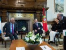 El presidente Macri recibió al primer ministro de Portugal 