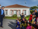 El Presidente recibió en Olivos a niños de un jardín de infantes de La Matanza