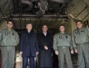 El Presidente visitó el primer avión Hércules remodelado íntegramente en el país