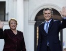 Macri y Bachelet ratificaron el compromiso de seguir trabajando juntos para fortalecer y ampliar la integración