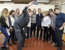 El Presidente se reunión con alumnos que utilizan el Boleto Estudiantil en provincia de Buenos Aires