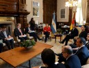 El Presidente recibió a la canciller de Alemania